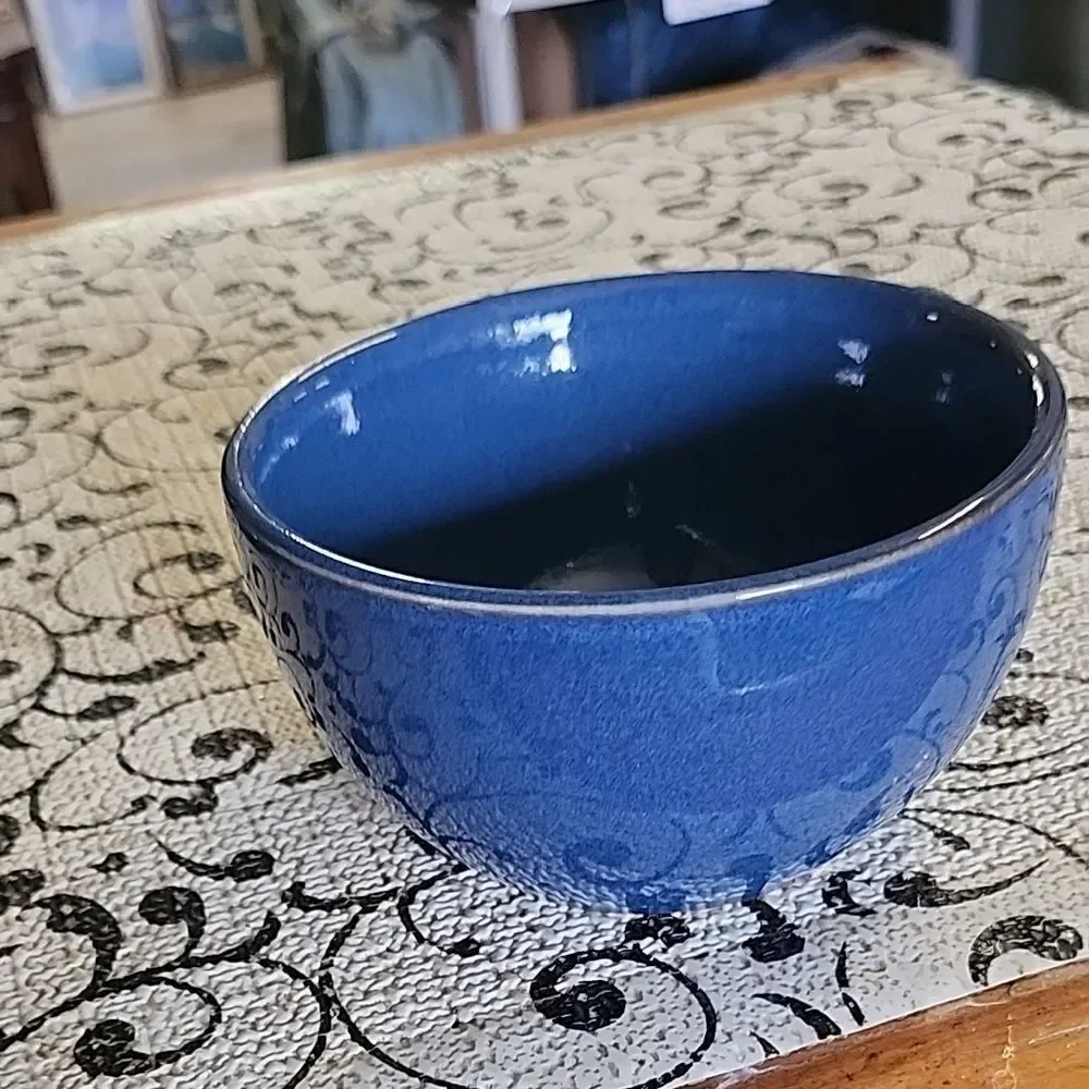 Pier 1 Stoneware Teapot and Cup Set